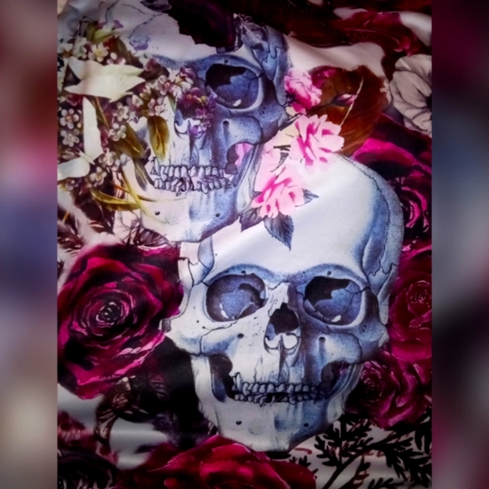 Skeleton And Roses Cami Dress - Picture 5 of 9